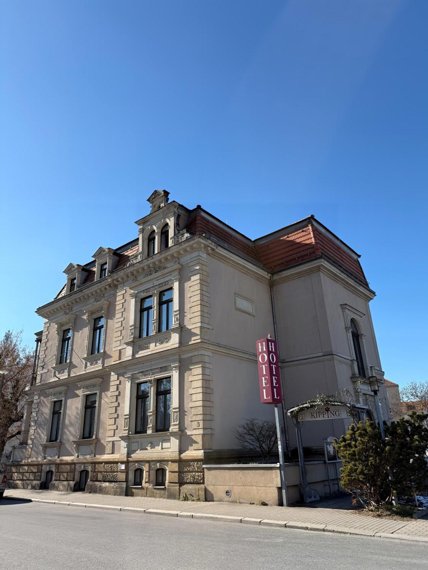 Hotel Villa Kipping Am Hauptbahnhof Dresden Exterior foto